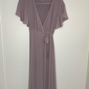 BRAND NEW LAVENDER FLOOR LENGTH BRIDESMAID DRESS